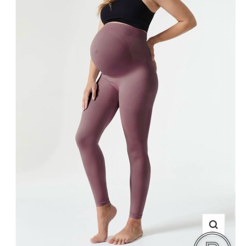 BLANQI Maternity Leggings in Mauve